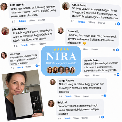 NIRA™ MacroScan 2.0 - Okos Konyhamérleg