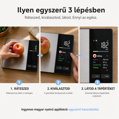 NIRA™ MacroScan 2.0 - Okos Konyhamérleg