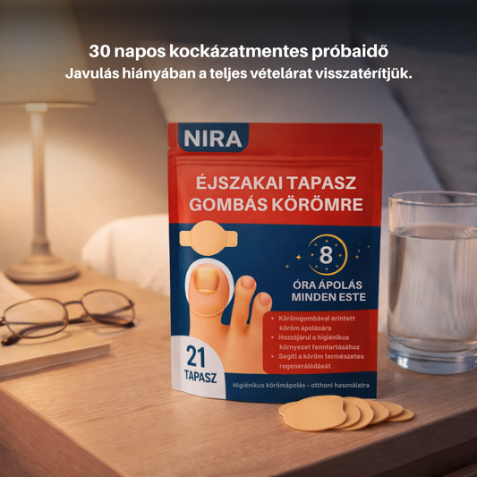 NIRA Éjszakai Tapasz Gombás Körömre (Természetes megoldás körömgombára)
