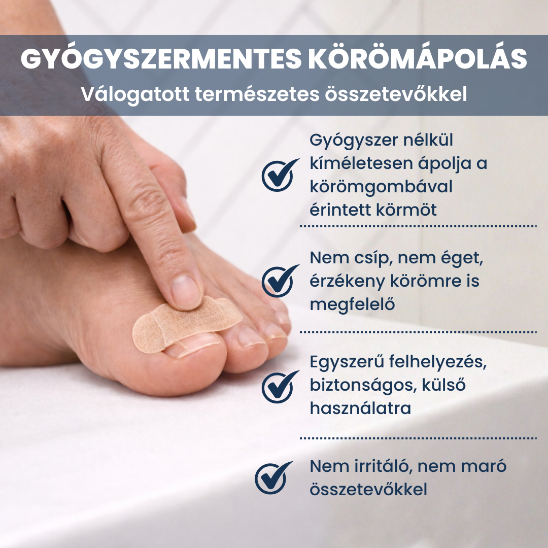 NIRA Éjszakai Tapasz Gombás Körömre (Természetes megoldás körömgombára)